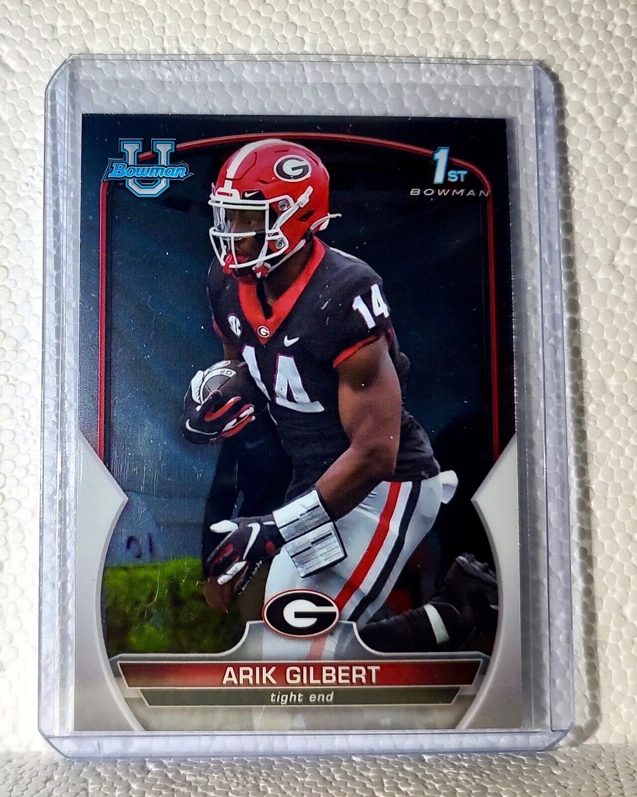 Arik Gilbert 2022 Topps 1st Bowman U Football #54 Card Georgia