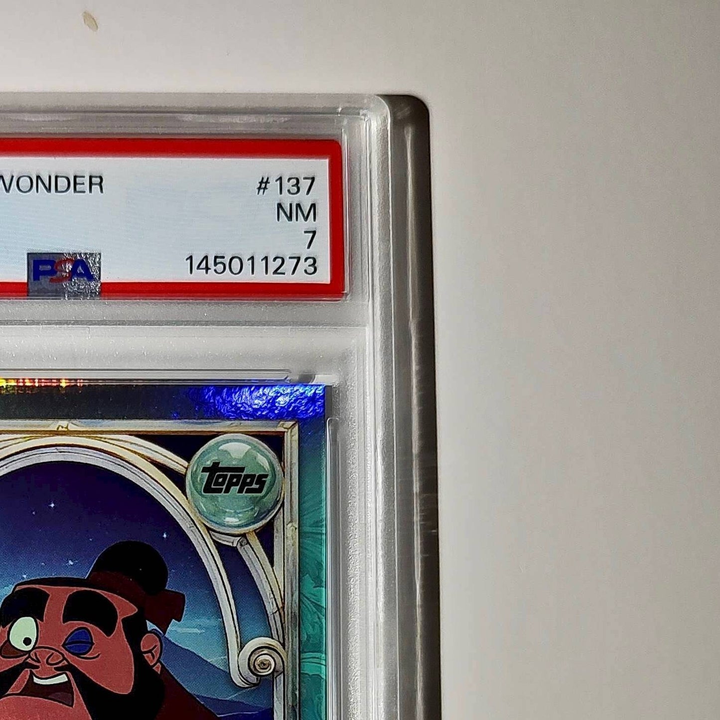 Yao 2025 Topps Disney Wonder #137 Diamond Card Mulan PSA 7