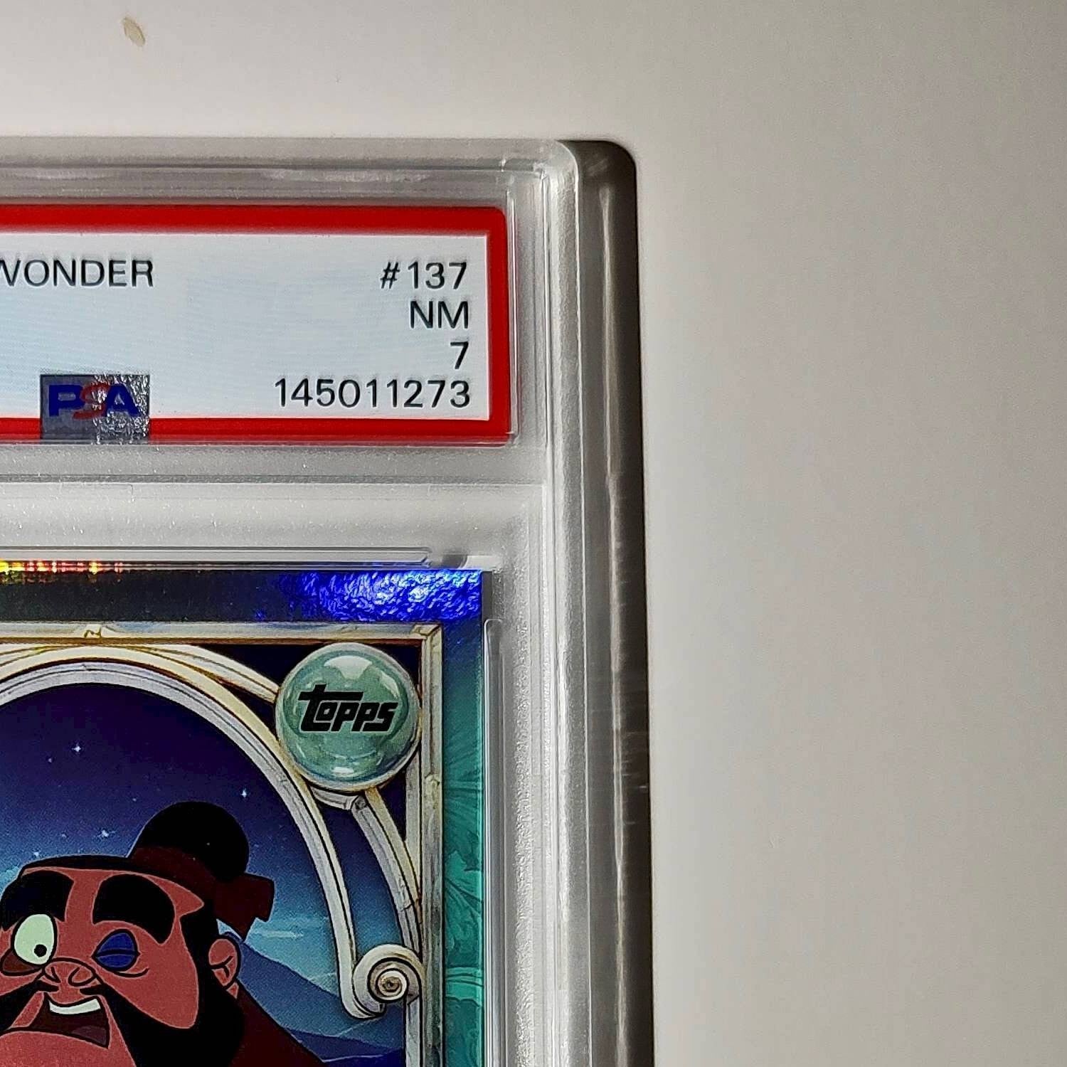 Yao 2025 Topps Disney Wonder #137 Diamond Card Mulan PSA 7
