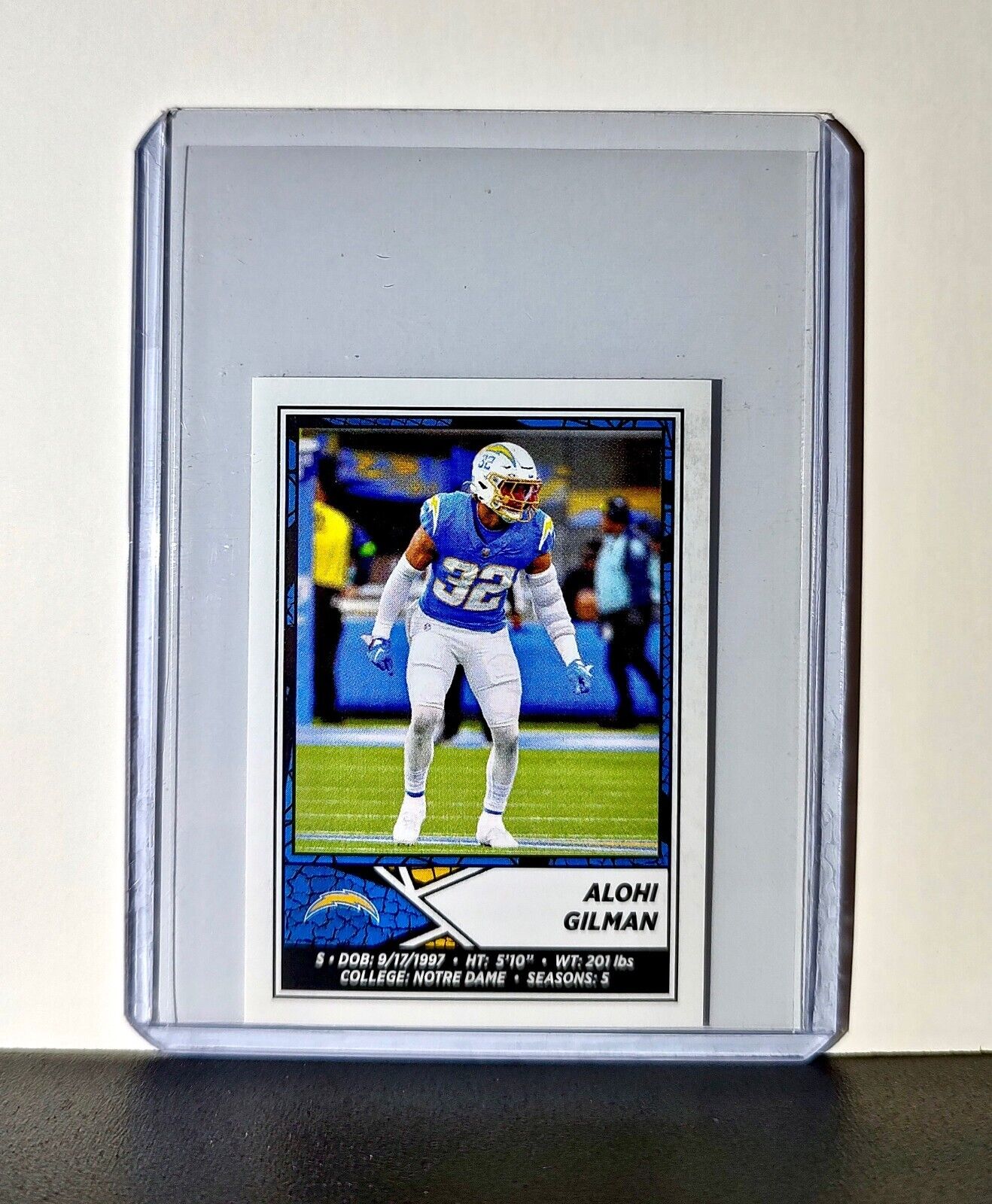 Alohi Gilman 2024 Panini NFL Sticker #295 Los Angeles Chargers