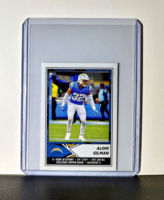 Alohi Gilman 2024 Panini NFL Sticker #295 Los Angeles Chargers
