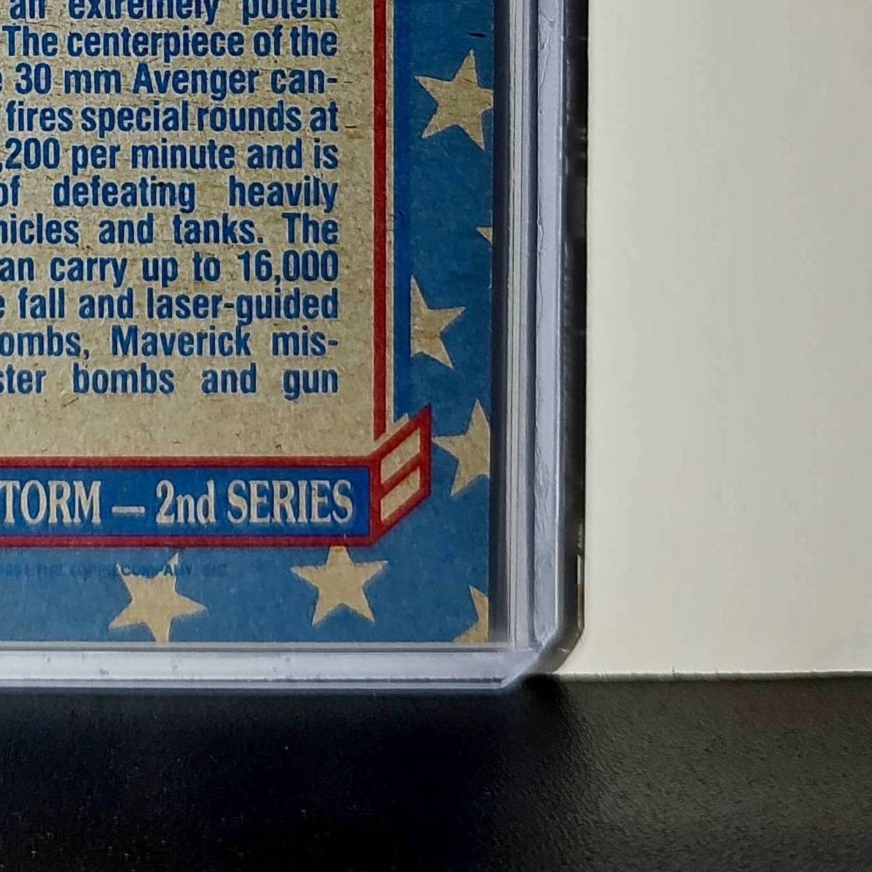 A-10 Warthog 1991 Topps Desert Storm #118 Card