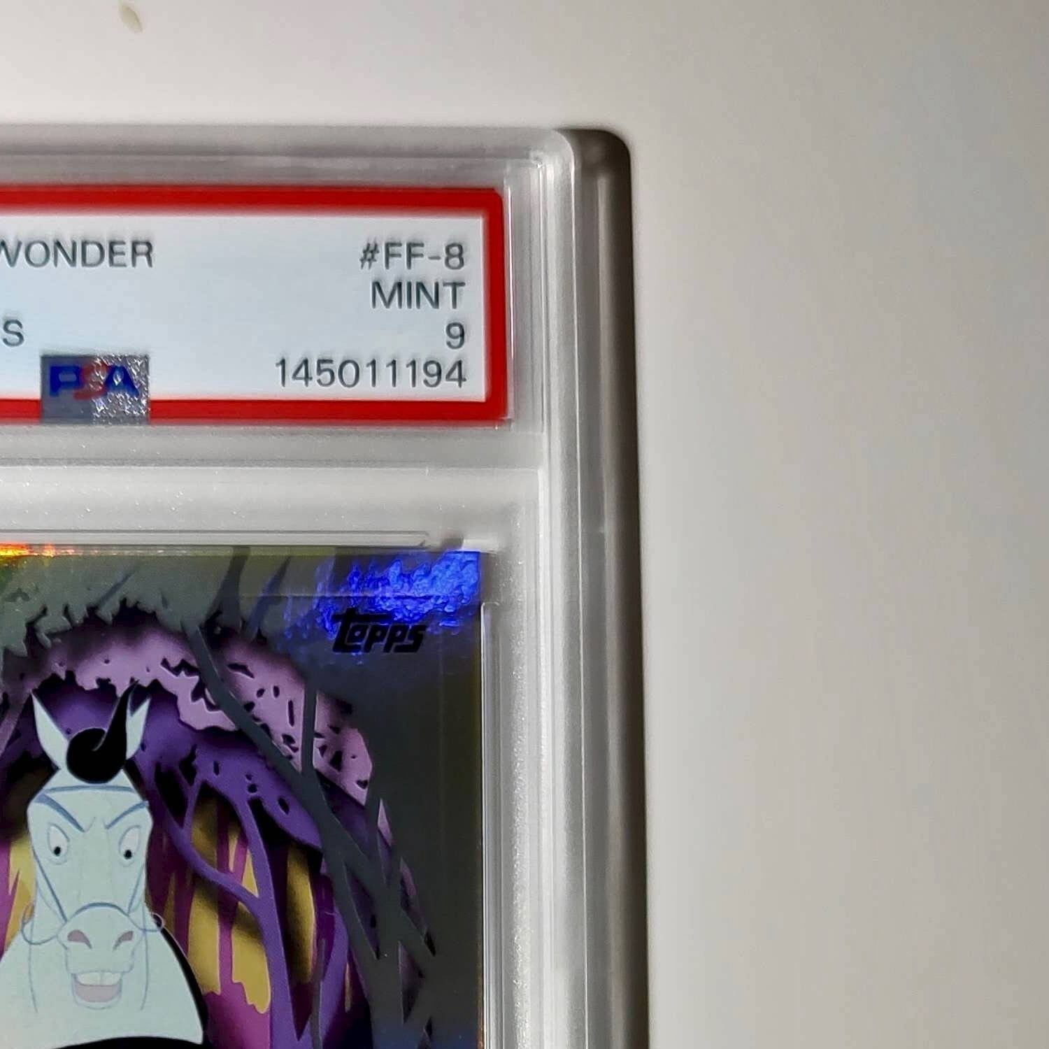 Samson 2025 Topps Disney #FF-8 Furry Friends Card Sleeping Beauty PSA 9 MT
