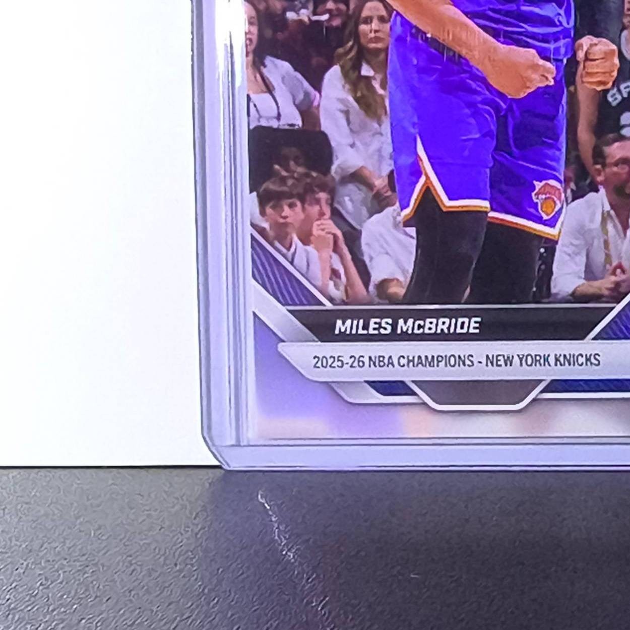 Miles McBride 2026 Topps Now NBA Champions #C7 Card New York Knicks