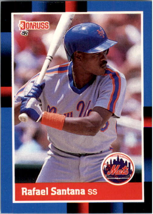 1988 Rafael Santana Donruss Baseball Card #633