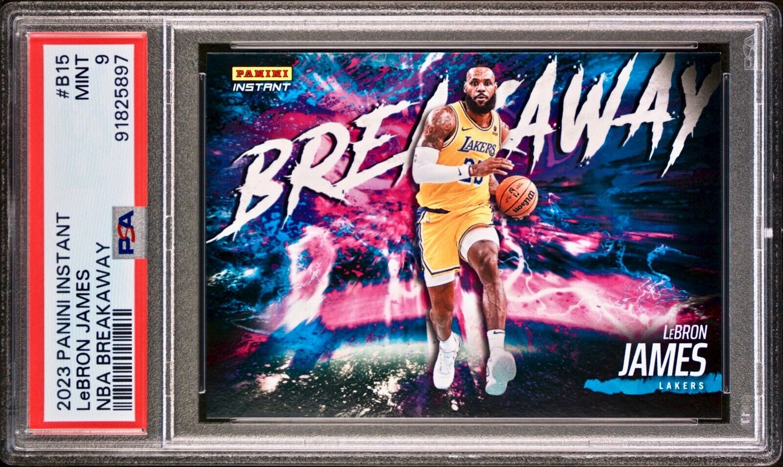 LeBron James 2023-24 Panini NBA Breakaway #15 Card 1 of 4085 PSA 9 Mint