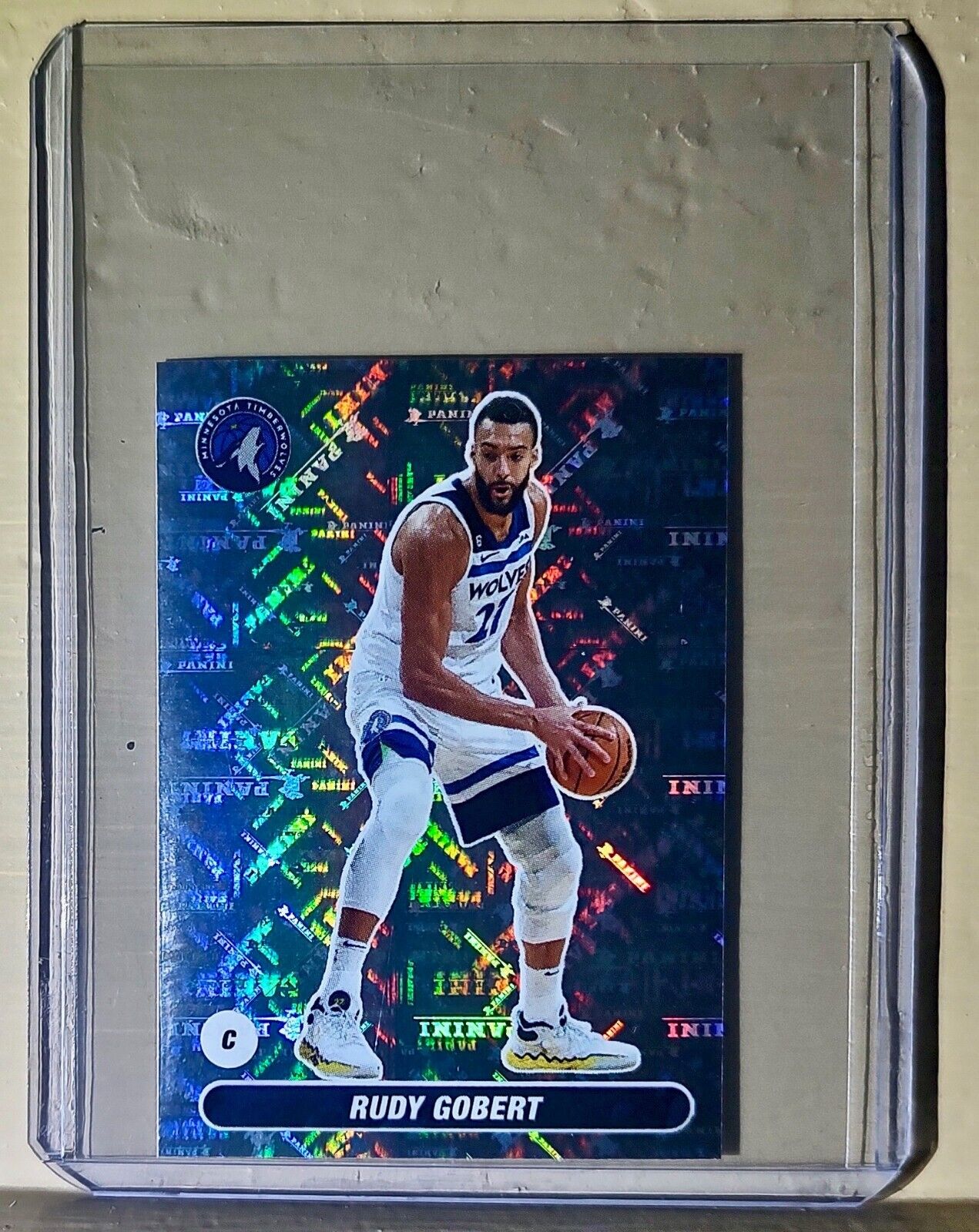 2023-24 Rudy Gobert Panini NBA Basketball #388 Sticker Minnesota Timberwolves