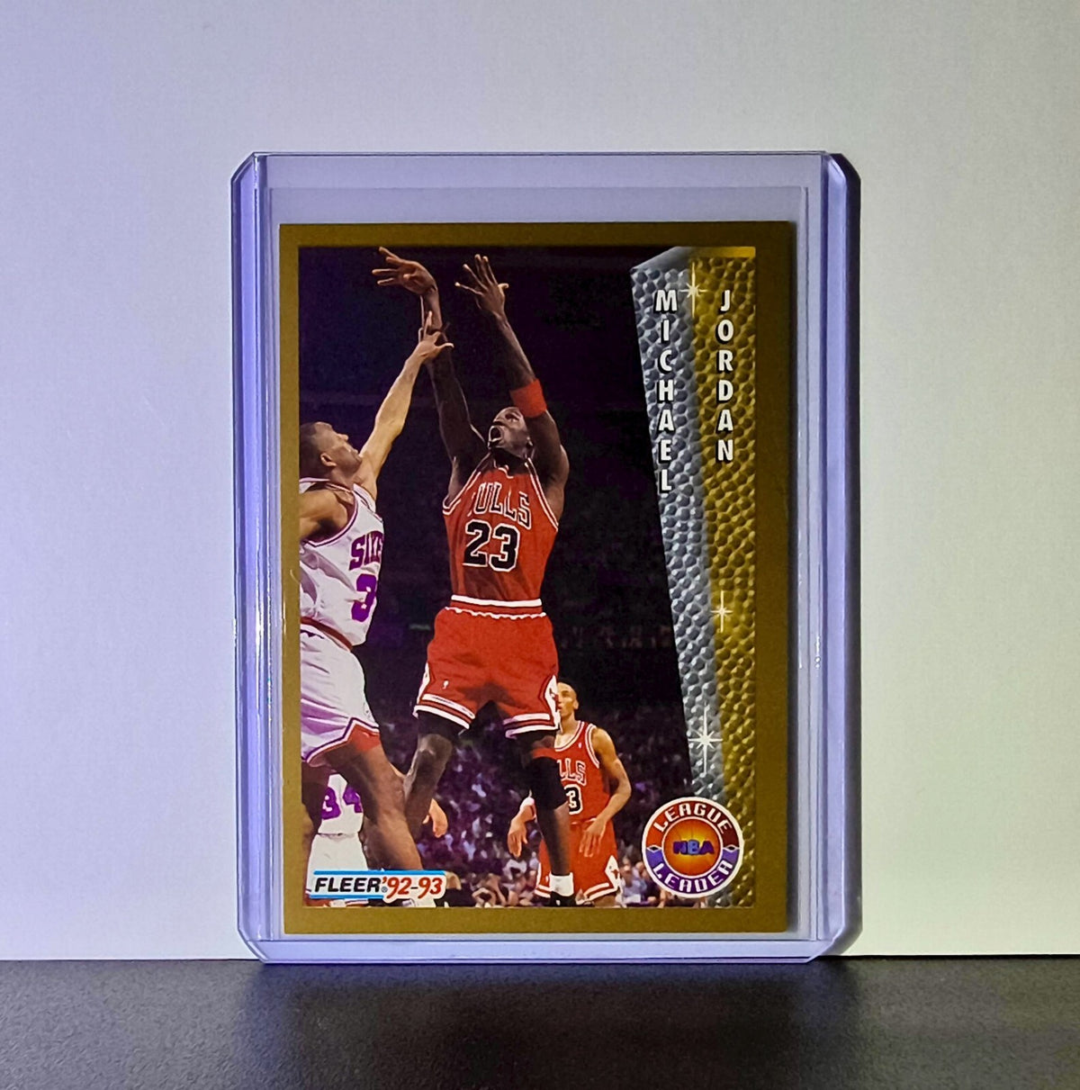 Michael Jordan 1992-93 Fleer League Leader #238 Basketball Card Chicago Bulls