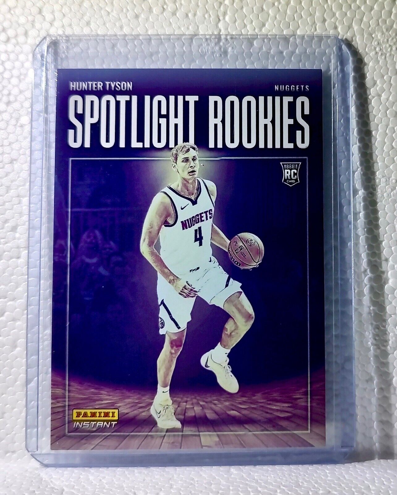 Hunter Tyson 2023-24 Panini #34 NBA Spotlight Rookies Basketball Card 1/209