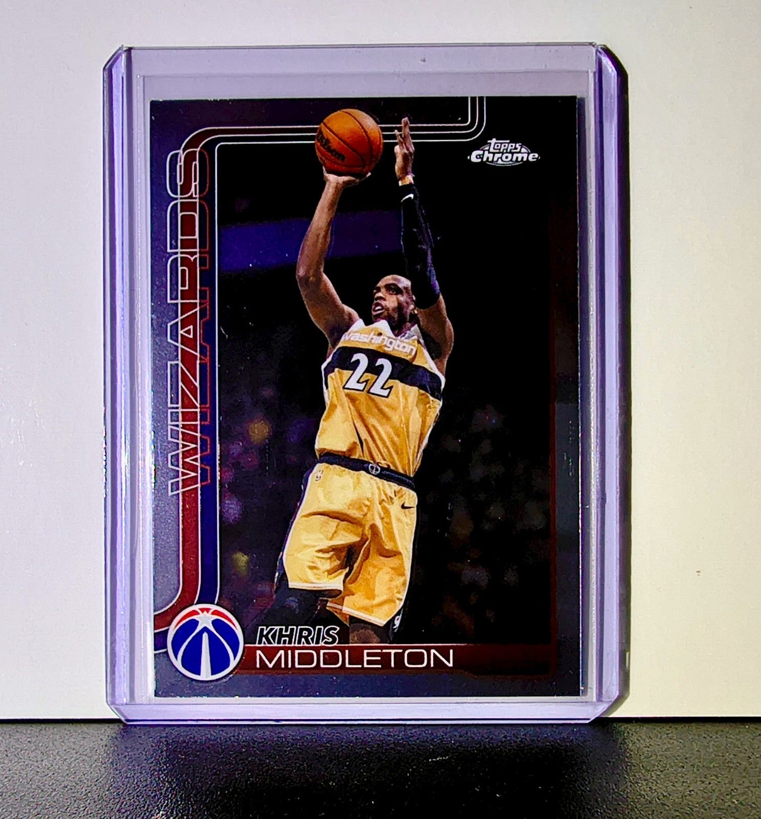 Khris Middleton 2025-26 NBA Topps Chrome Update #101 Card Washington Wizards