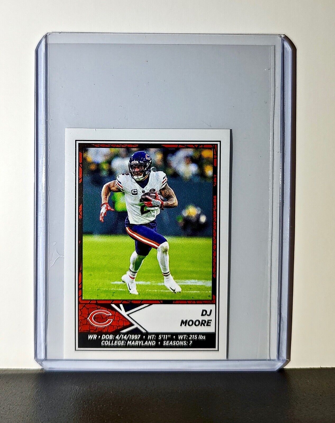 DJ Moore 2024 Panini NFL Sticker #366 Chicago Bears