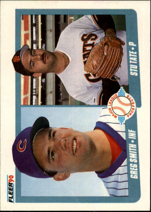 1990 Greg Smith / Stu Tate Fleer Baseball Card #643