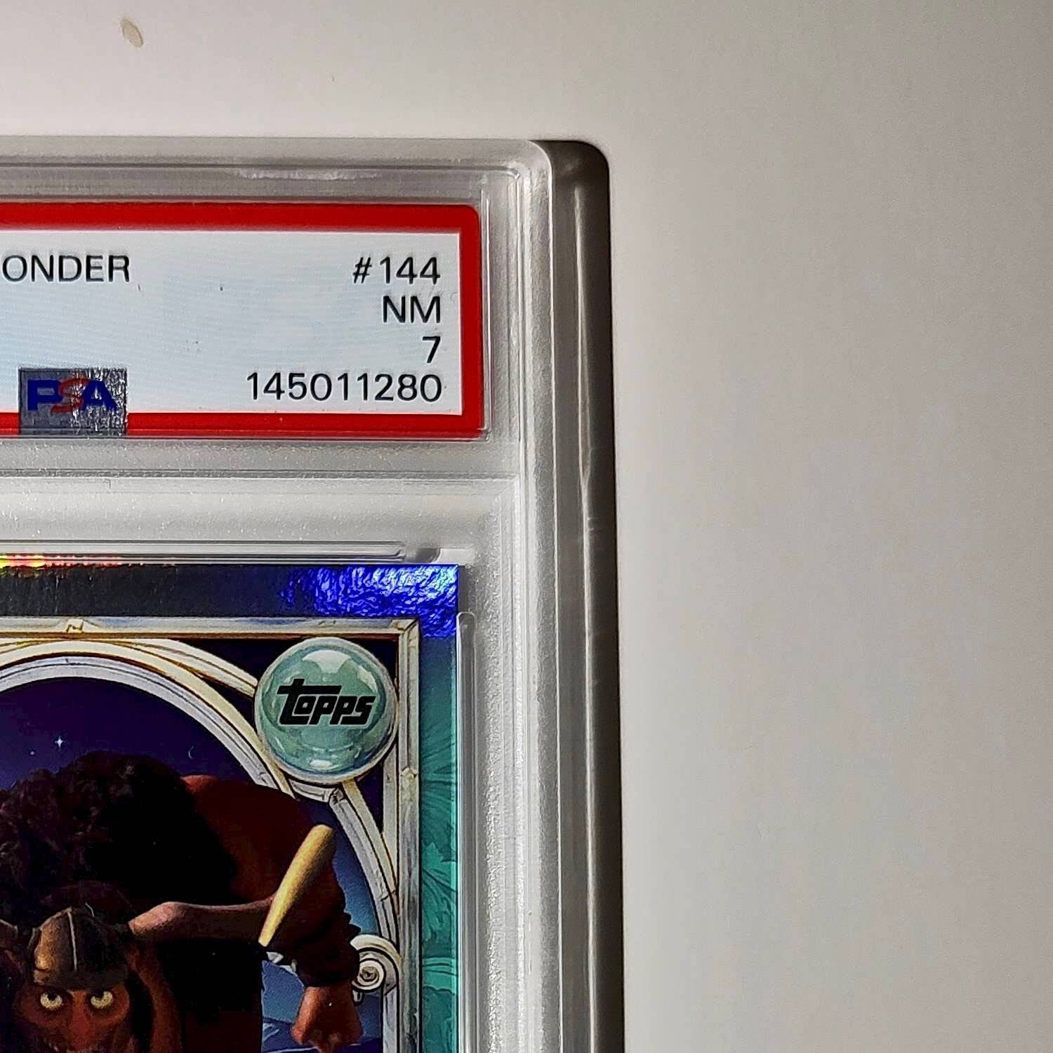 Vladimir 2025 Topps Disney Wonder #144 Diamond Card Tangled PSA 7