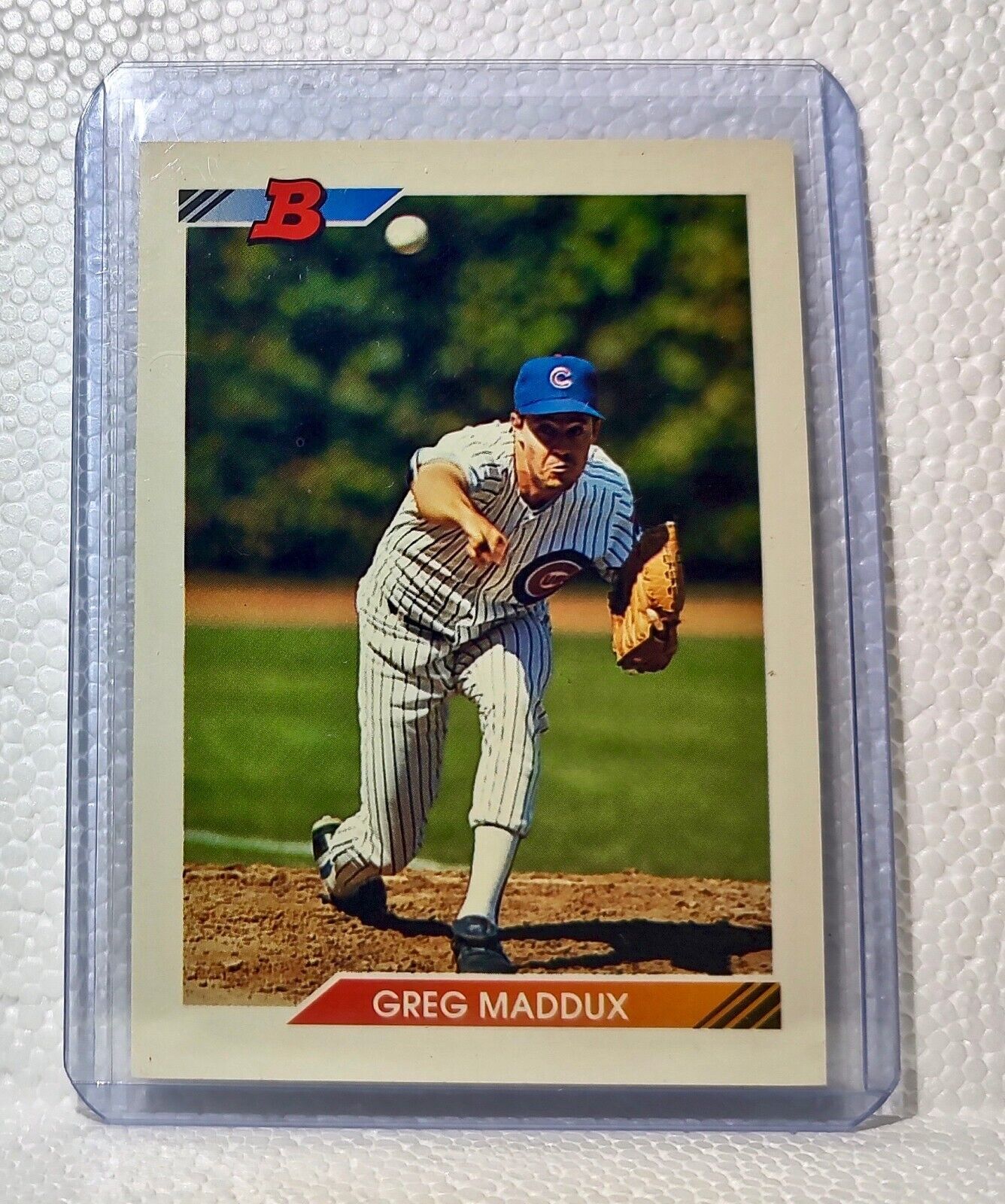 Greg Maddux 1992 Topps Bowman MLB #148 Baseball Card Chicago Cubs