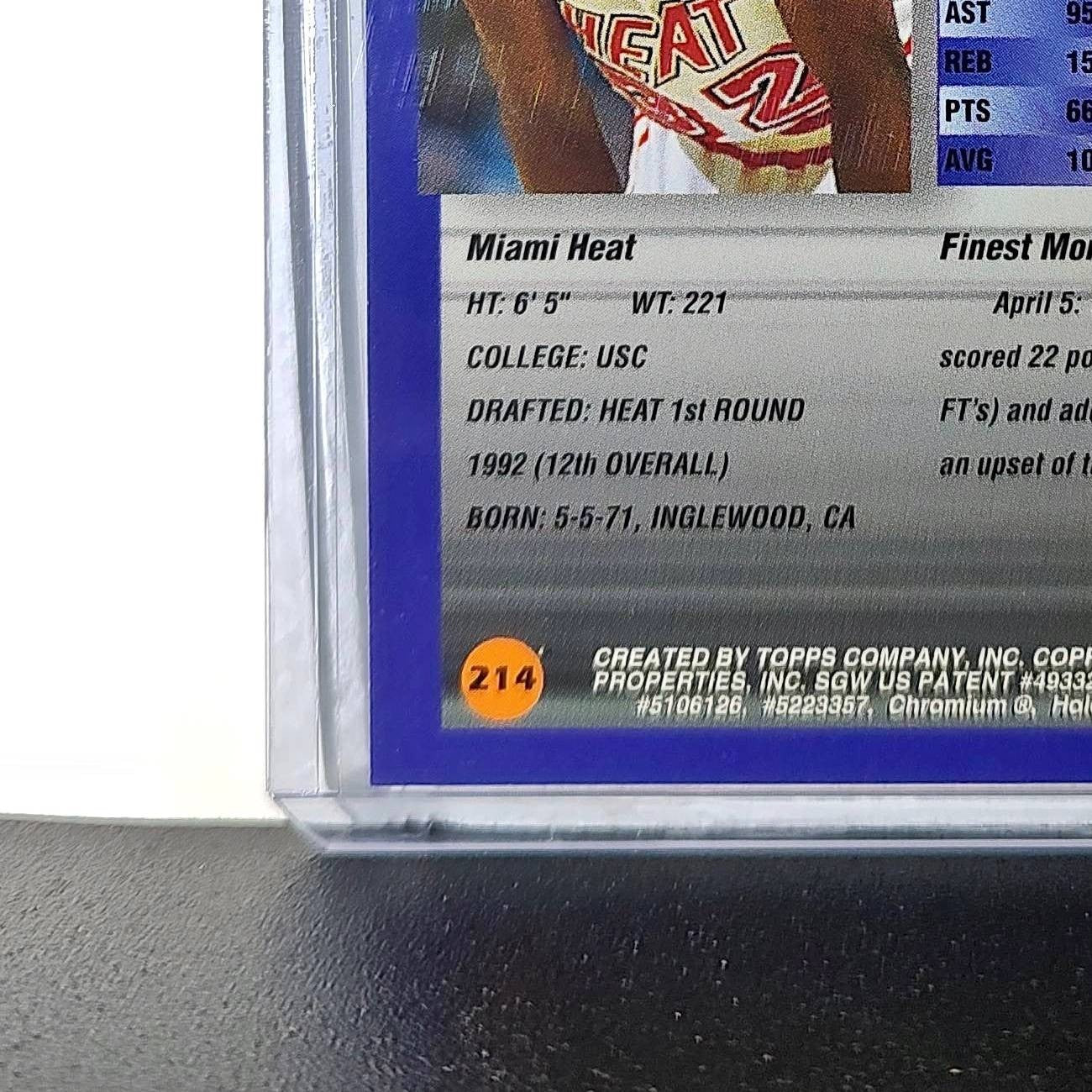 Harold Miner 1994-95 Topps Finest #214 Basketball Card