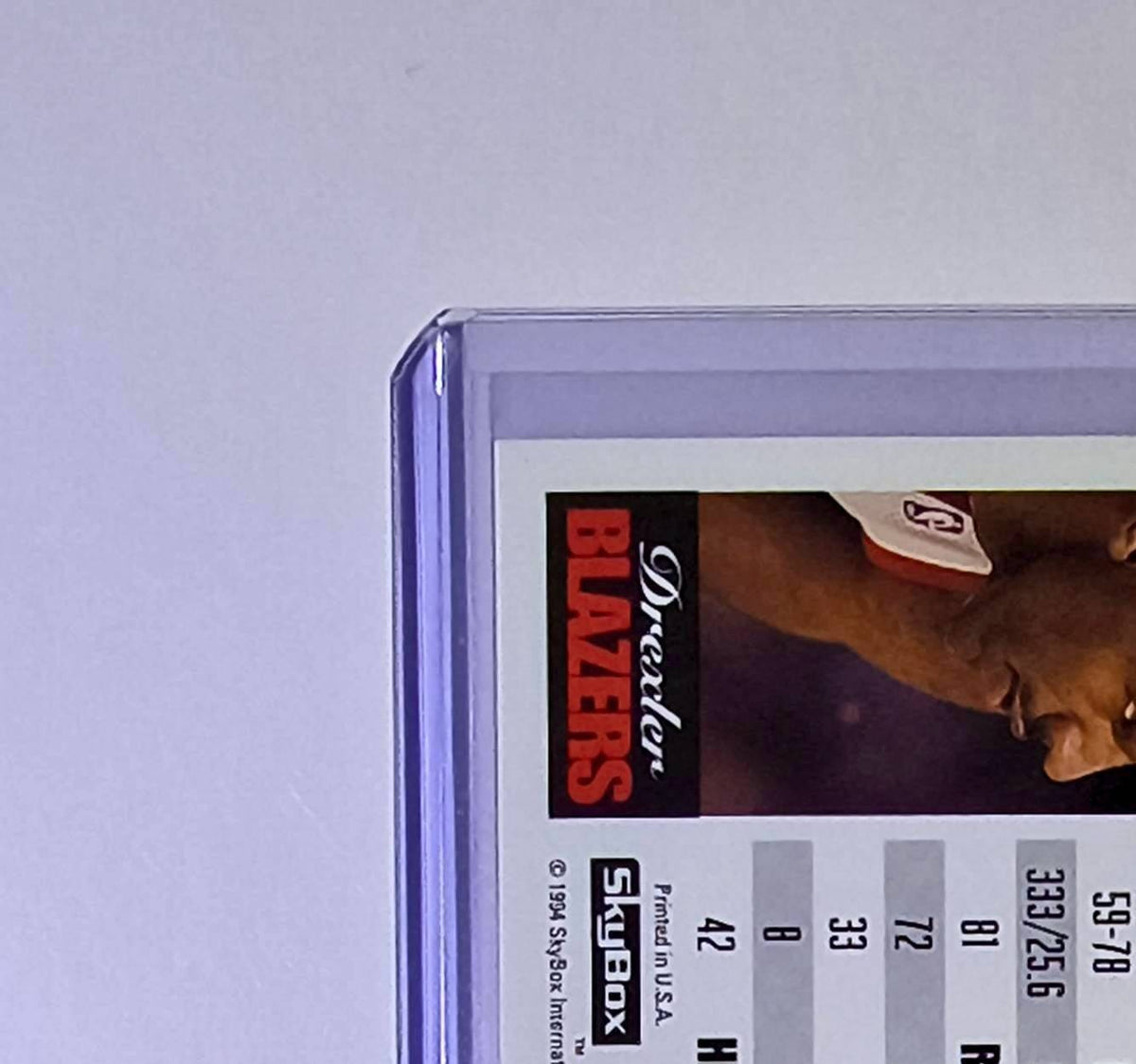 Michael Jordan 1993-94 Skybox Showdown Series VS Clyde Drexler #SS11 Card Bulls