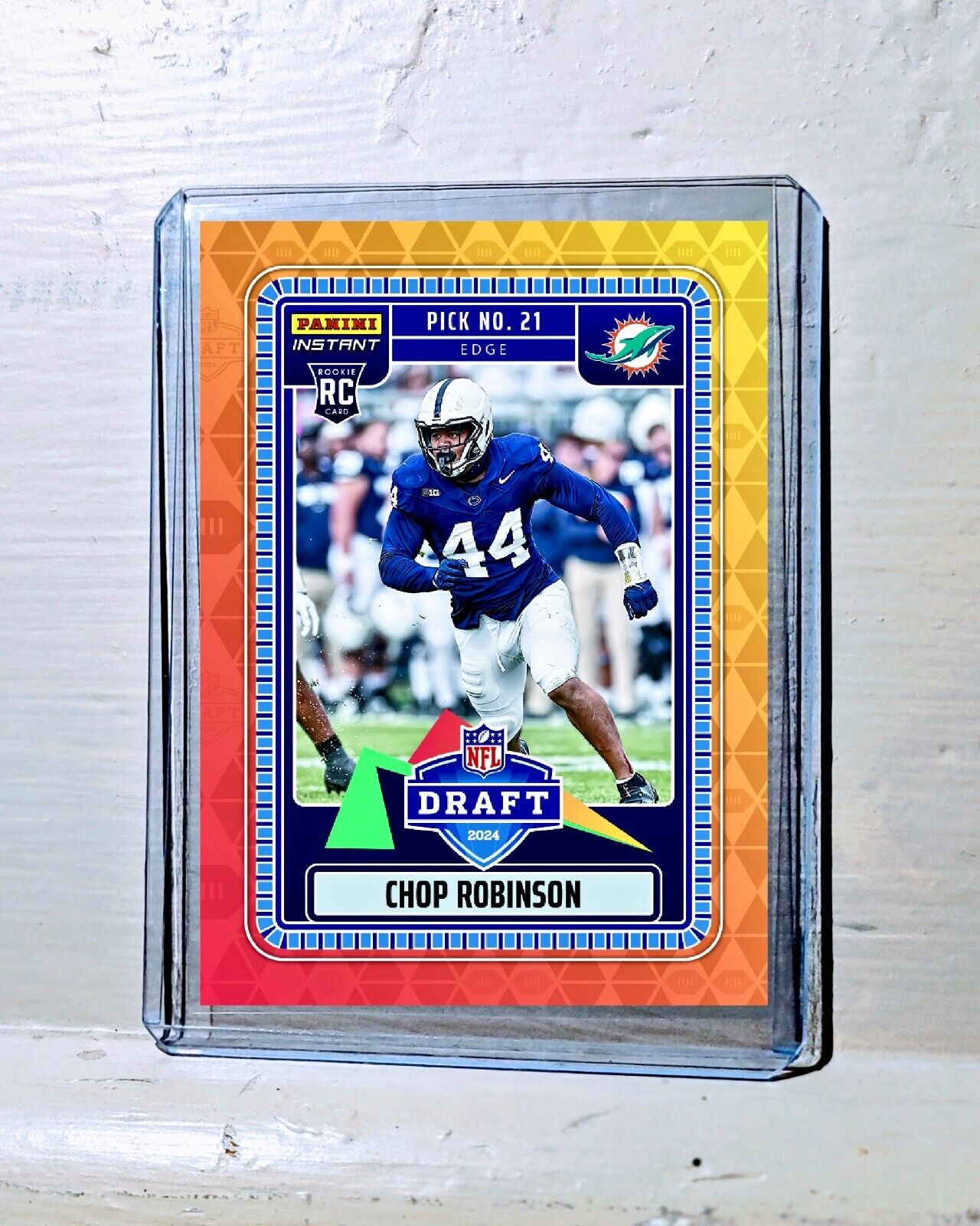 Chop Robinson 2024 Panini NFL #17 Draft Night Rookie Football Card 1 of 768