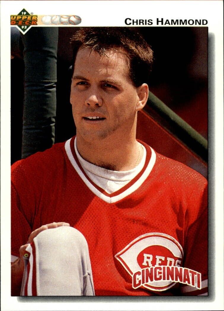 Chris Hammond 1992 Upper Deck MLB #105 Baseball Card Cincinnati Reds