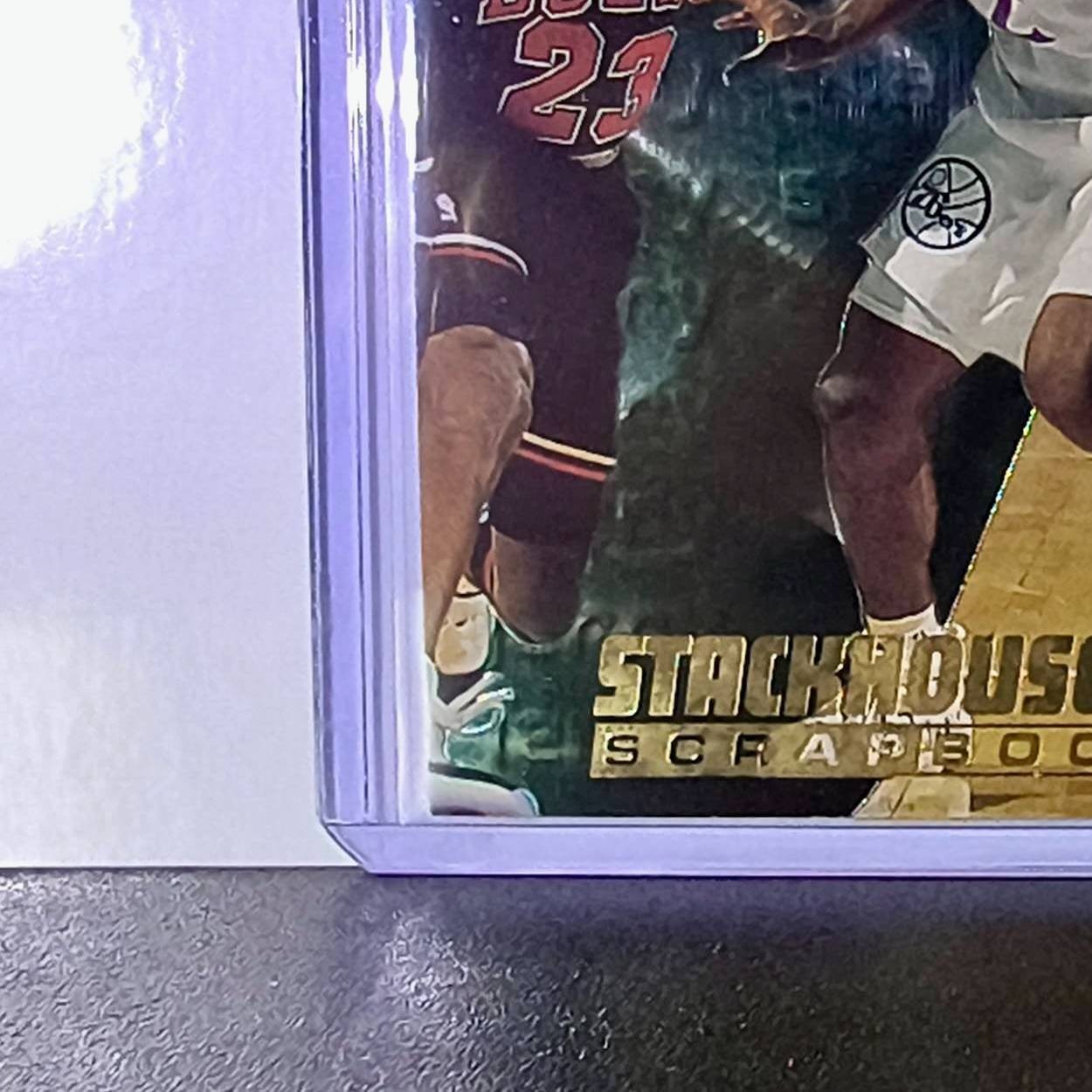 Michael Jordan / Jerry Stackhouse 1995-96 Fleer Metal Scrapbook #S-7 Bulls