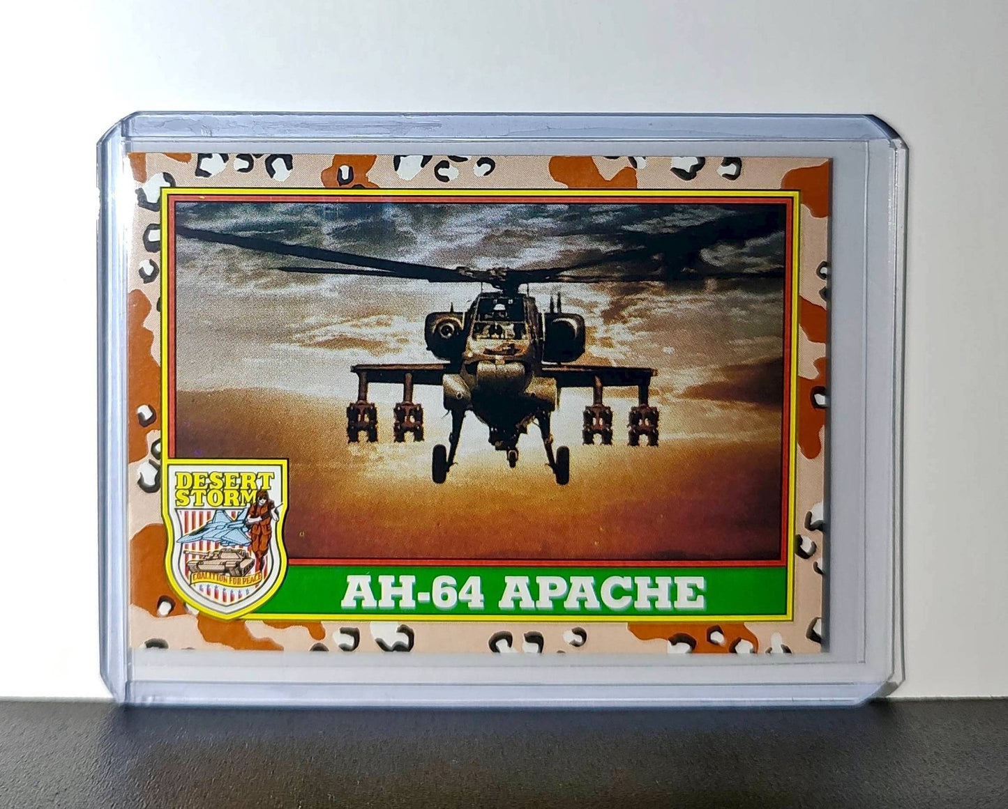 AH-64 Apache 1991 Topps Desert Storm #11 Card