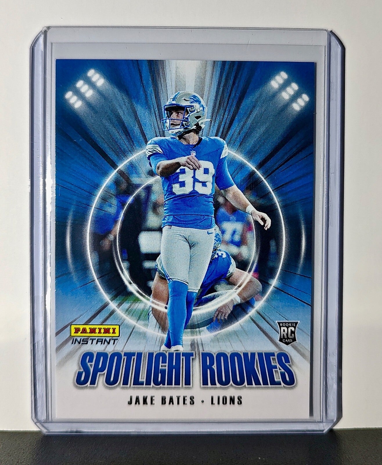 Jake Bates Rookie 2024 Panini Spotlight Rookies NFL #40 Card Lions 1 of 1426