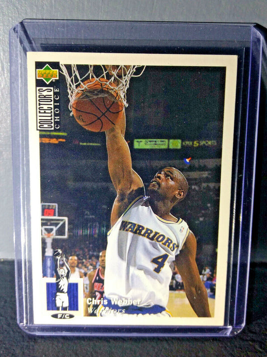 1994-95 Chris Webber Upper Deck Collector's Choice #4 Basketball Card