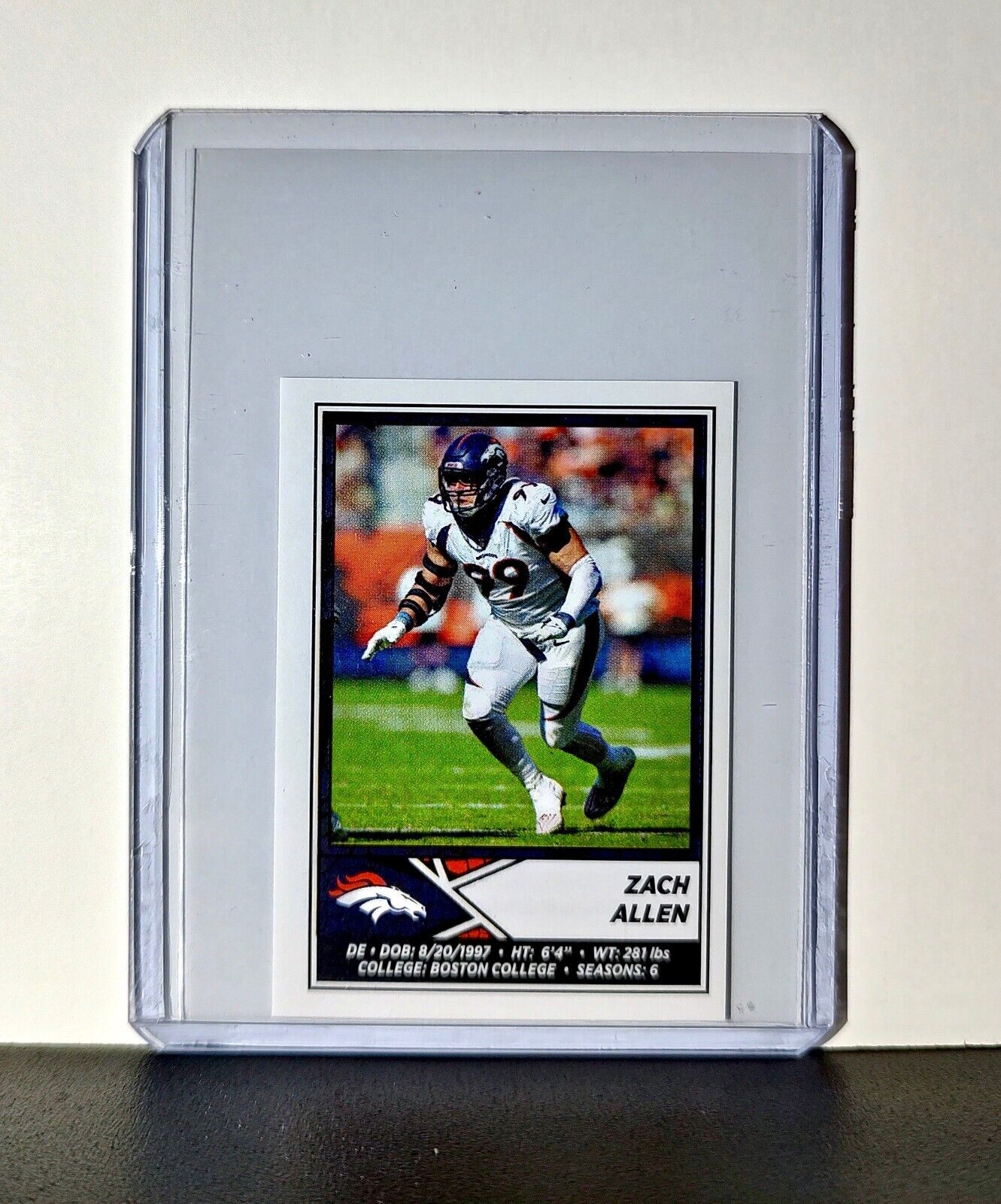 Zach Allen 2024 Panini NFL Sticker #241 Denver Broncos