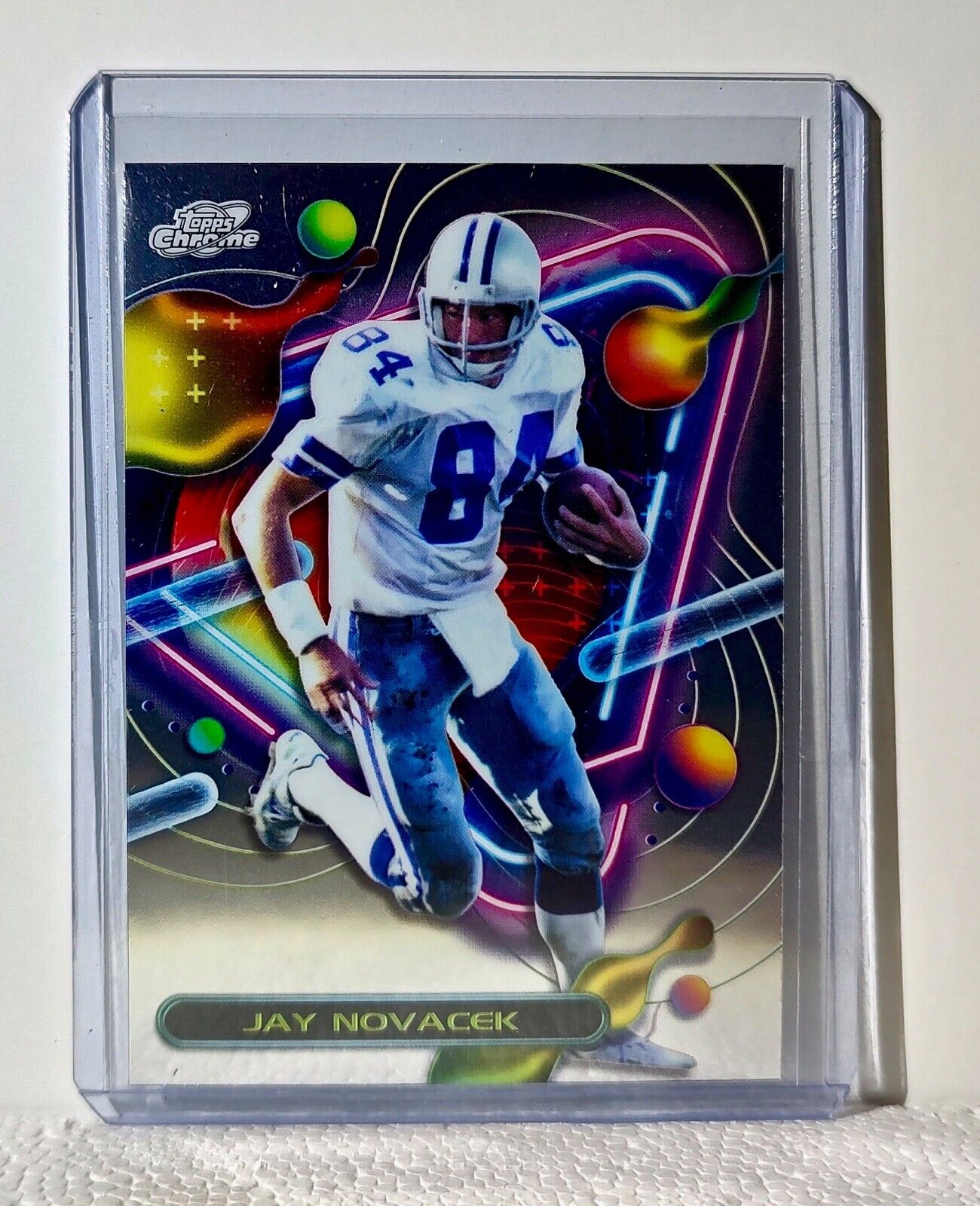 Jay Novacek 2023 Topps Chrome Cosmic NFL #255 Football Card Dallas Cowboys