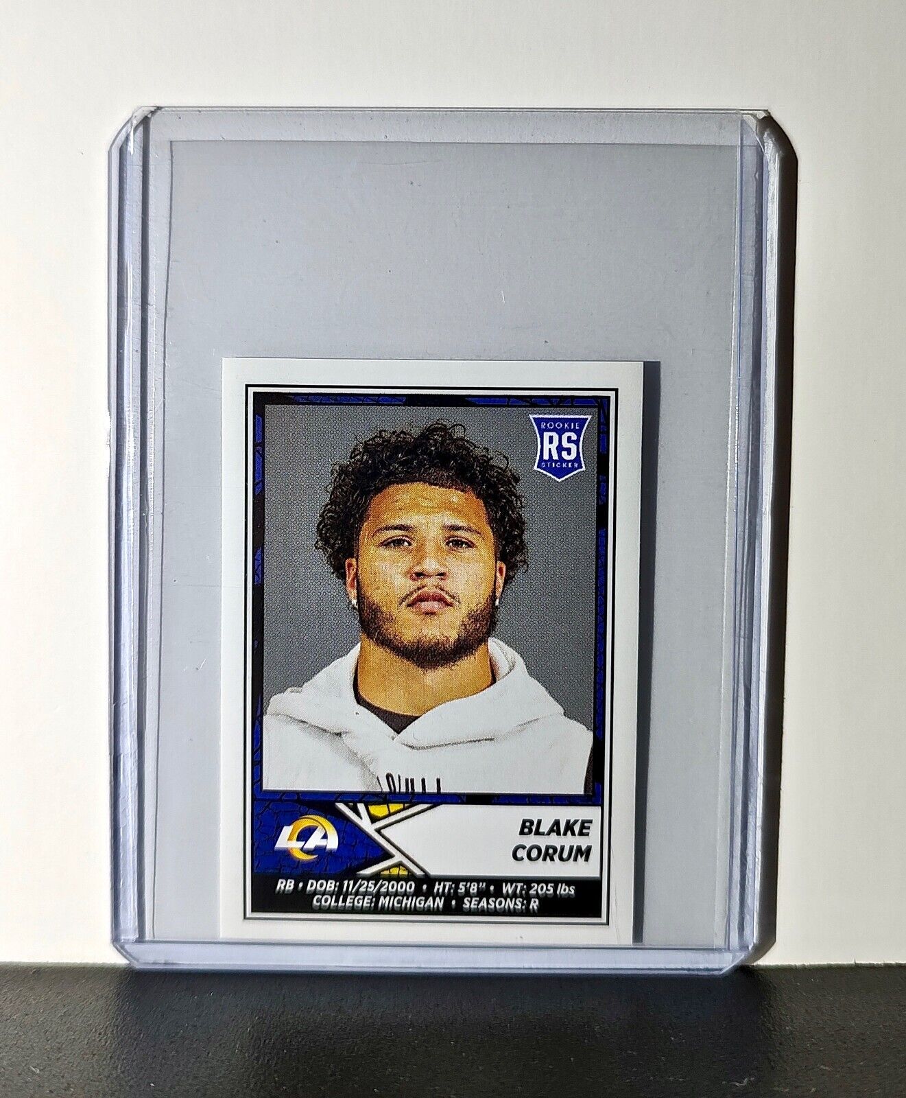 Blake Corum Rookie 2024 Panini NFL Sticker #518 Los Angeles Rams