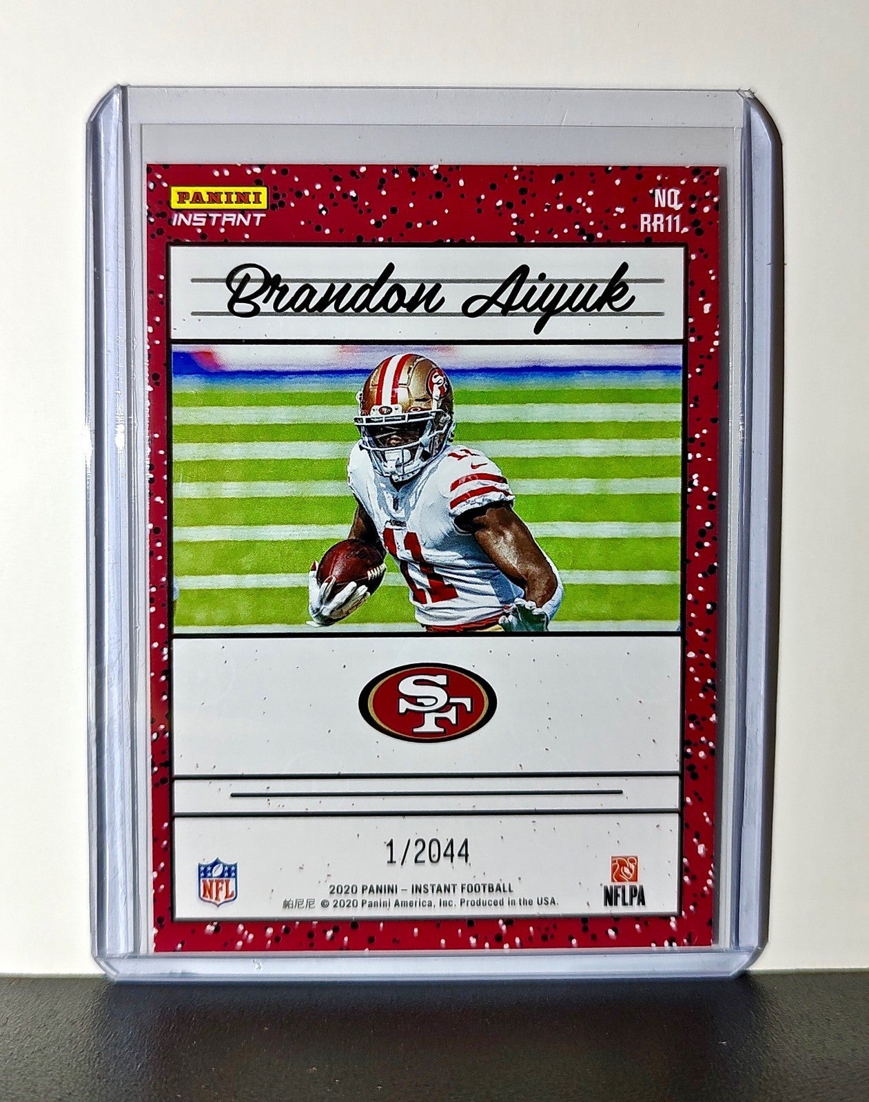 Brandon Aiyuk Rookie 2020 Panini NFL #11 Rated Rookie Card San Francisco 49ers
