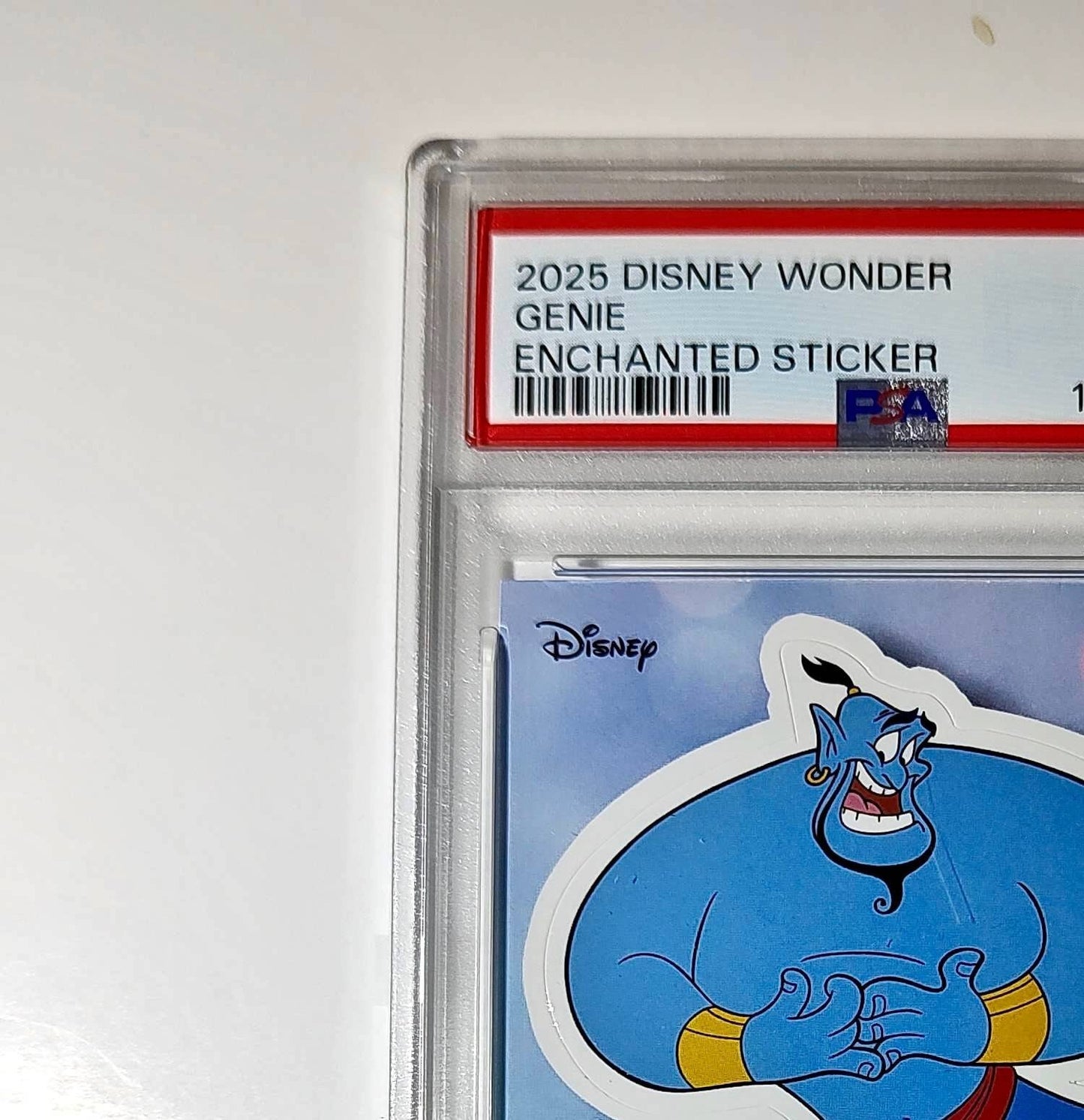 Genie 2025 Topps Disney #ES-14 Enchanted Sticker Card Aladdin PSA 9