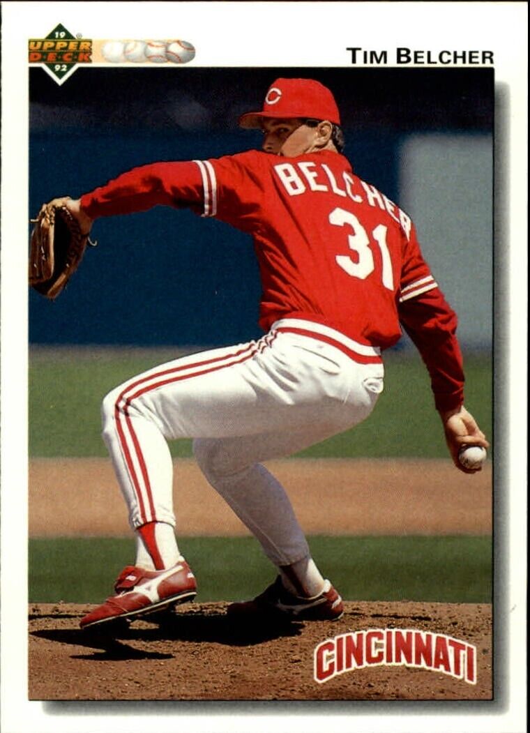 Tim Belcher 1992 Upper Deck MLB #761 Baseball Card Cincinnati Reds