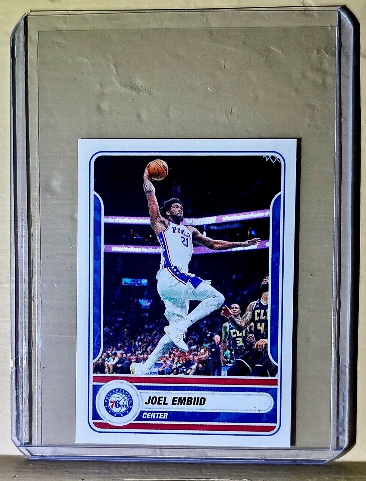 2023-24 Joel Embiid Panini NBA Basketball #259 Sticker Philadelphia 76ers