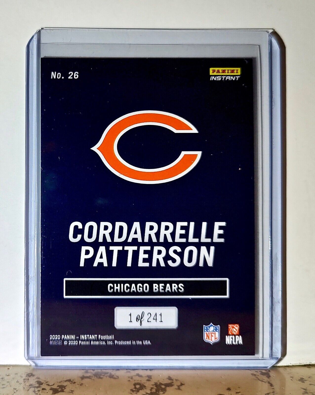 Cordarrelle Patterson 2020 Panini All-Pro NFL #26 Card 1/241 Chicago Bears