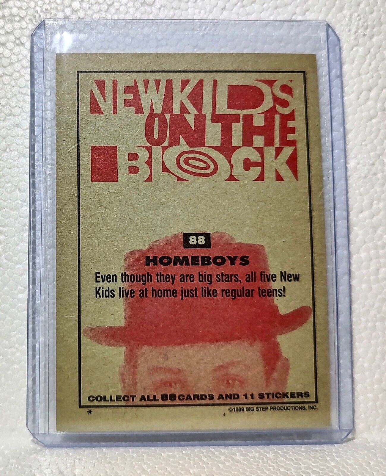 Homeboys 1989 New Kids on the Block #88 Trading Card