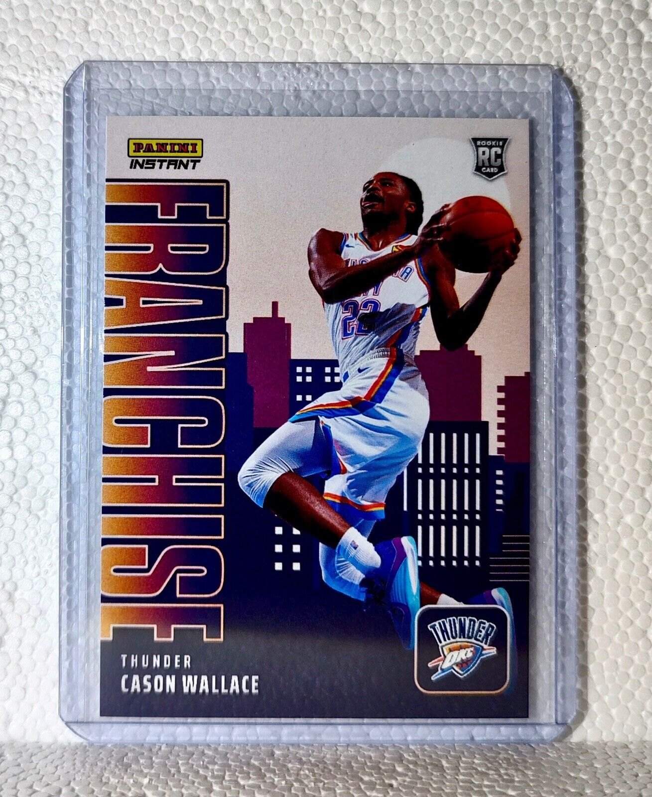 Cason Wallace 2023-24 NBA #14 Franchise Basketball Card OC Thunder 1/485