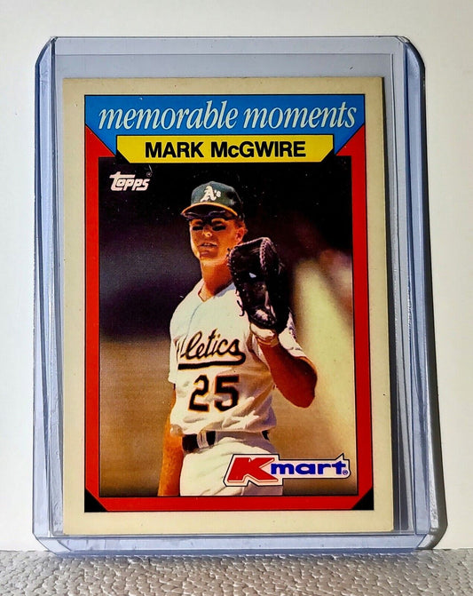 Mark McGwire 1988 Topps MLB #16 Kmart Baseball Card Oakland Athletics