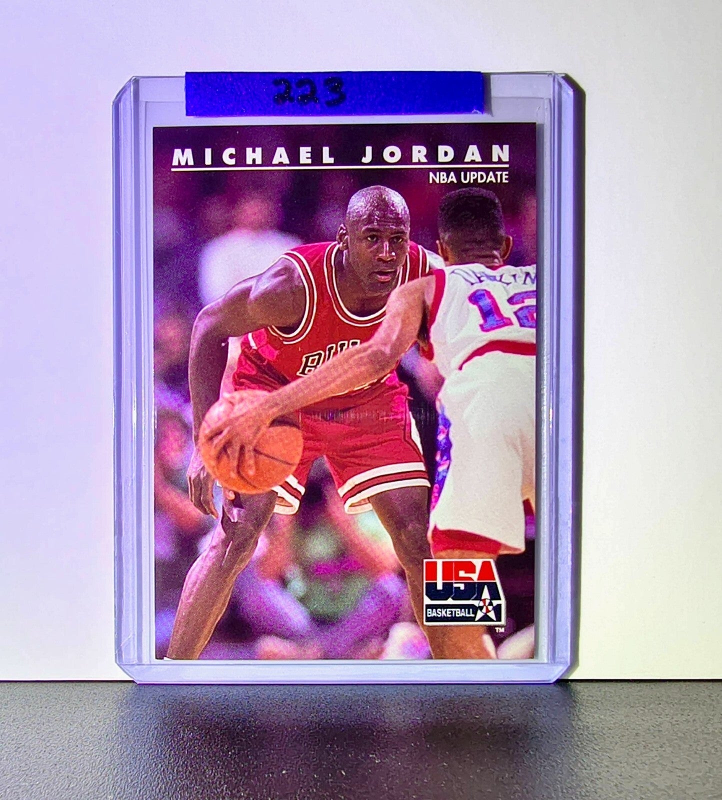 Michael Jordan 1992-93 Skybox USA Basketball #37 Basketball Card Chicago Bulls
