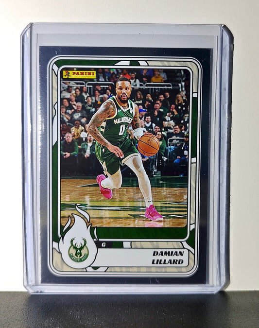 Damian Lillard 2024-25 Panini NBA #23 Foil Sticker Card Milwaukee Bucks