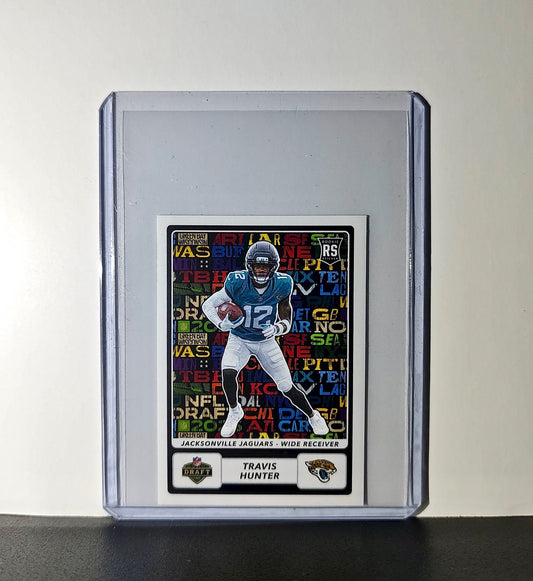 Travis Hunter Rookie 2025 Panini NFL #551 Draft Sticker Jaguars