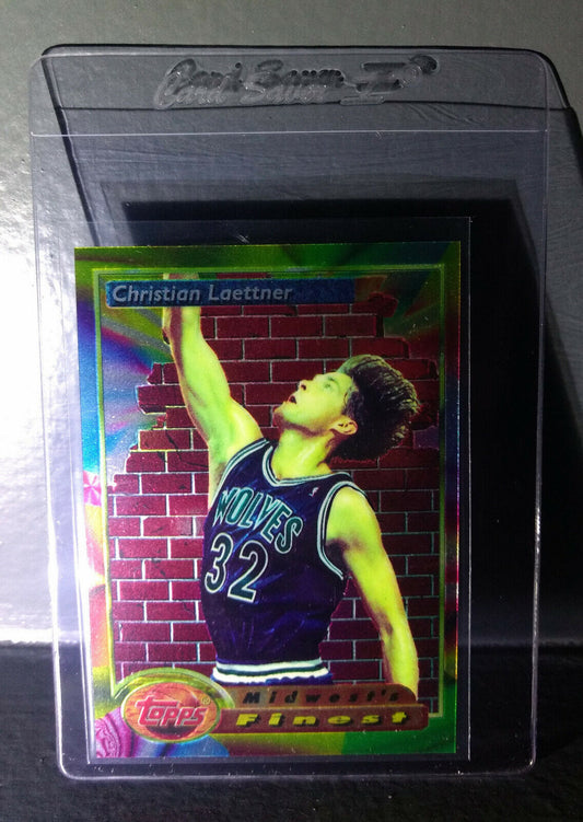 1993-94 Topps Finest Christian Laettner #111 Midwest's Finest Basketball Card