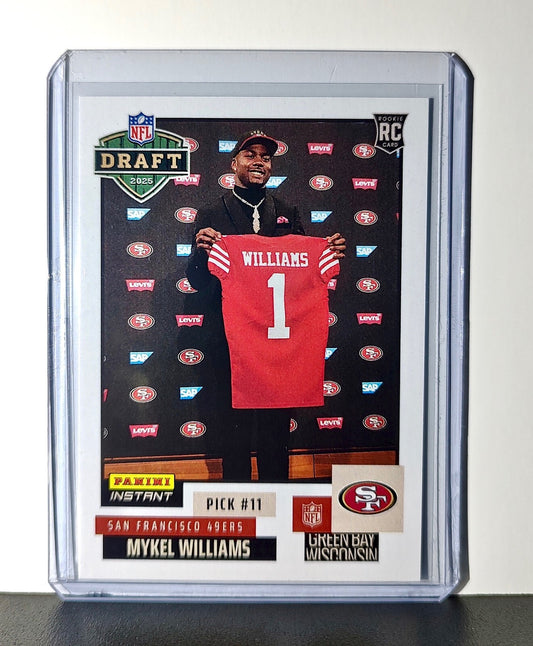 Mykel Williams Rookie 2025 NFL Draft #8 Card San Francisco 49ers 1 of 755
