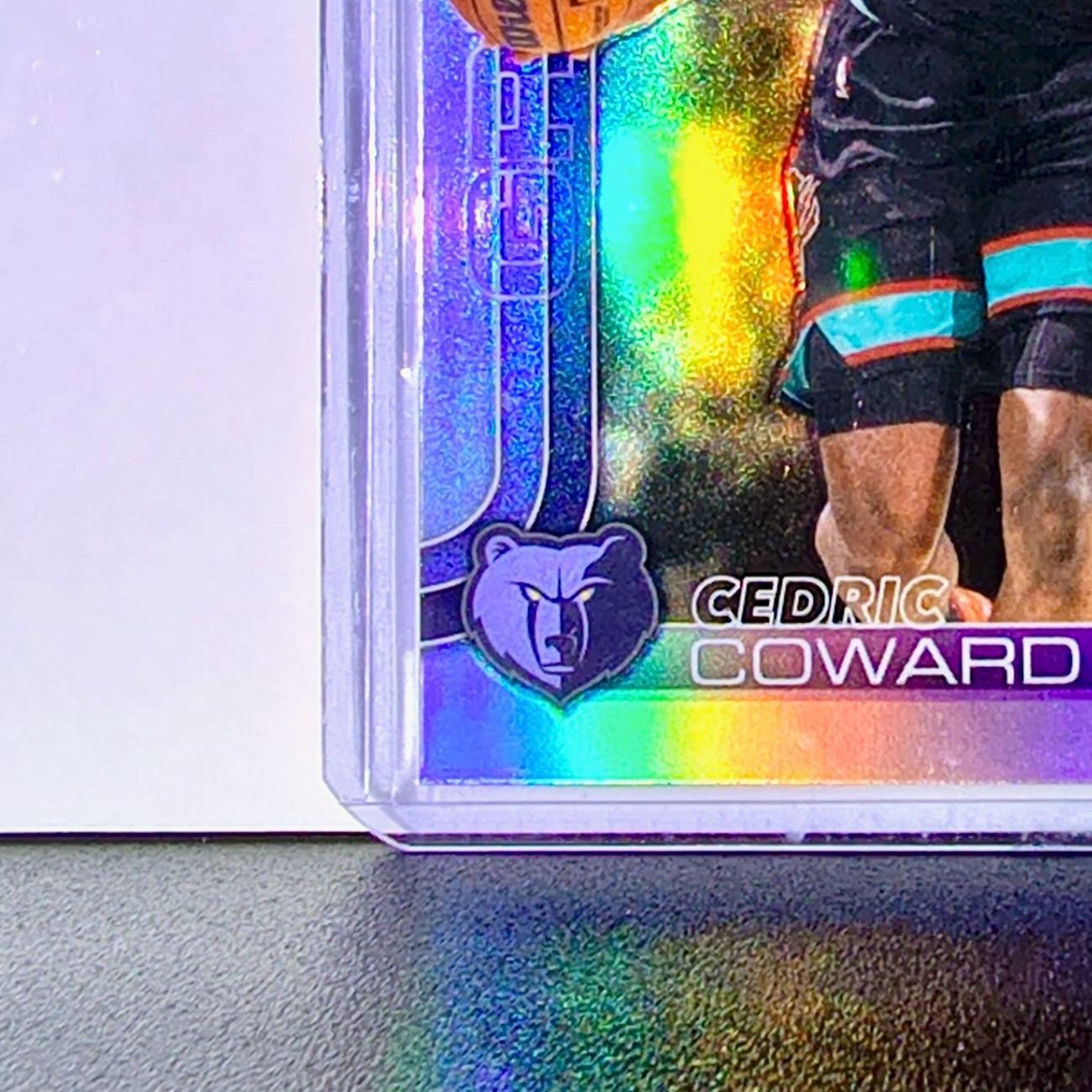 Cedric Coward Rookie 2025-26 NBA Topps Chrome Update Refractor #161 Grizzlies