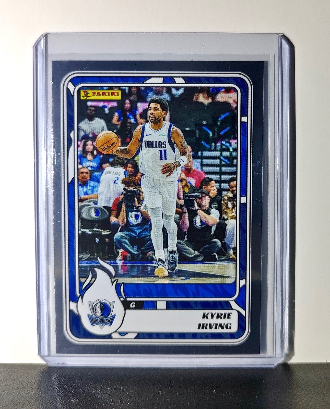 Kyrie Irving 2024-25 Panini NBA #9 Foil Sticker Card Dallas Mavericks