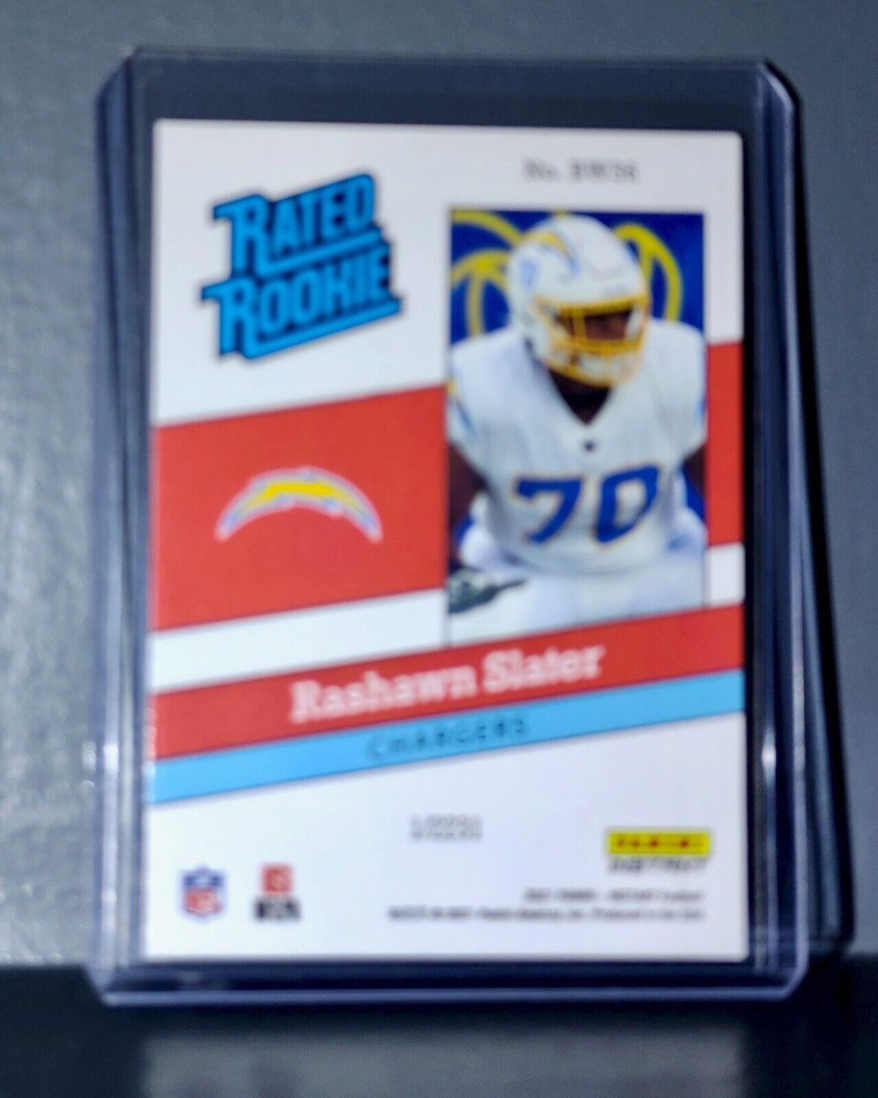 Rashawn Slater 2021 Panini NFL Rated Rookie Retro #36 Rookie Card 1/2231