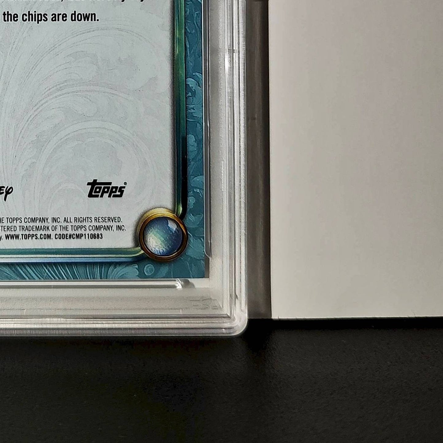 Abu 2025 Topps Disney Wonder #130 Diamond Card Aladdin PSA 9