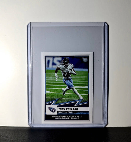 Tony Pollard 2025 Panini NFL #217 Sticker Tennessee Titans