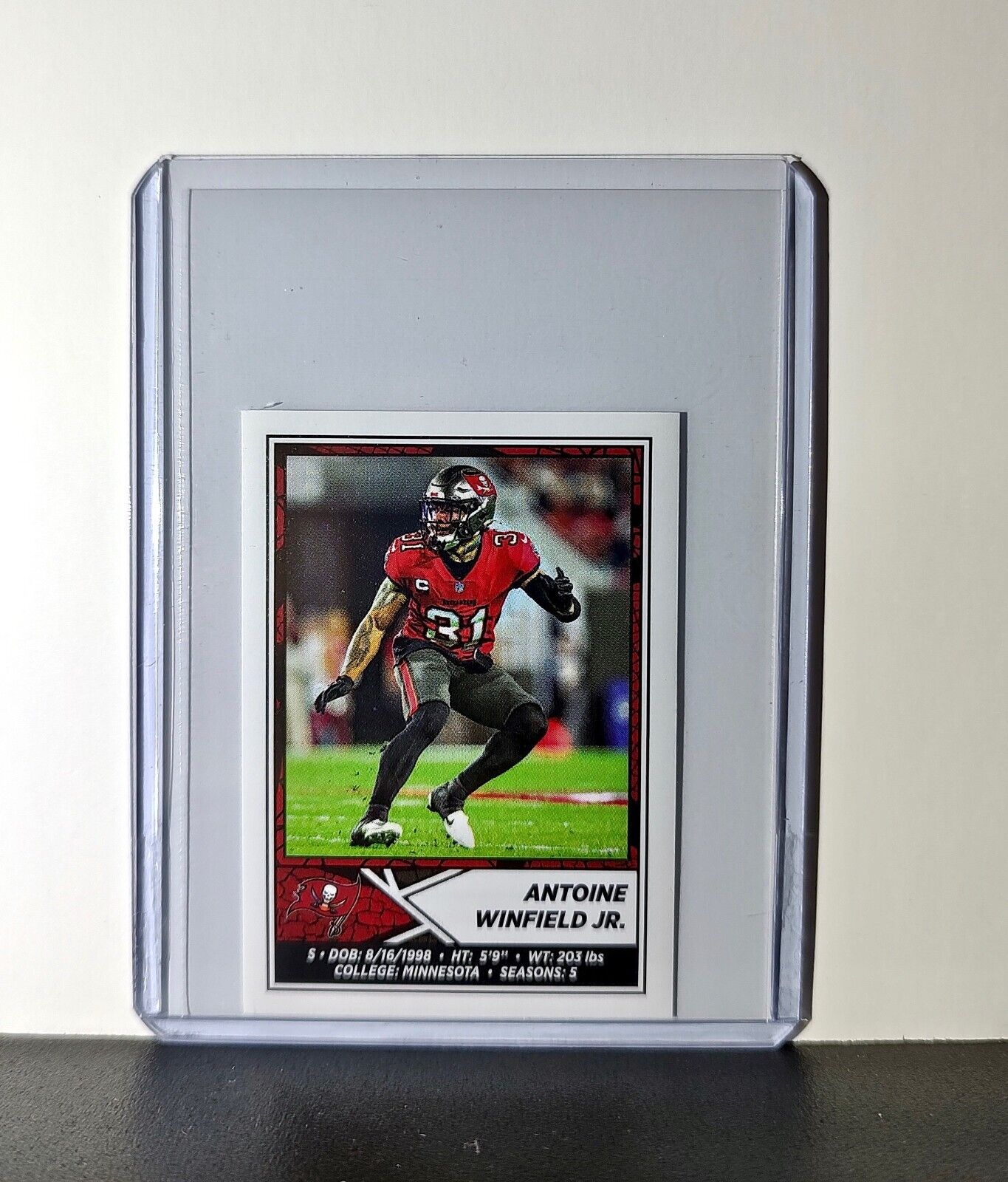 Antoine Winfield Jr. 2024 Panini NFL Sticker #486 Tampa Bay Buccaneers