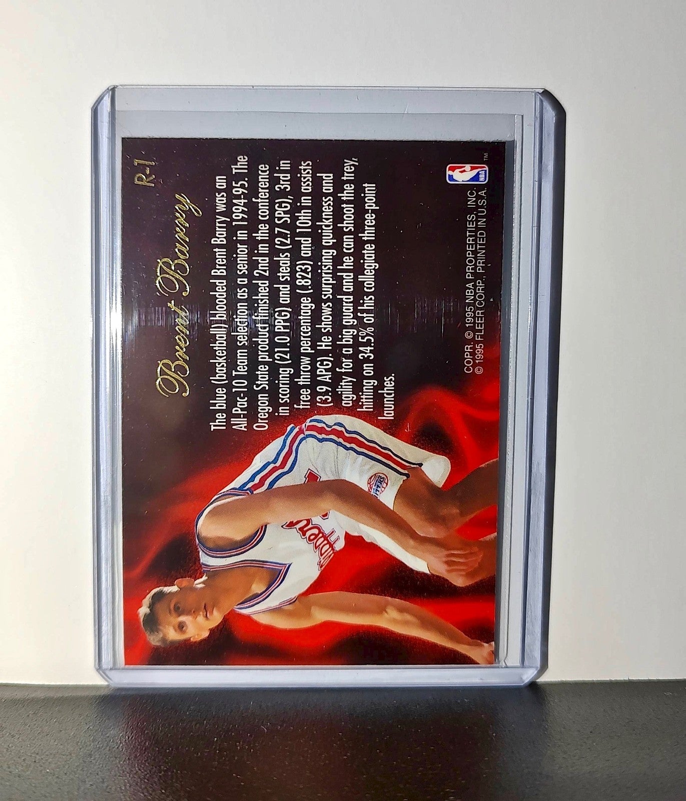 Brent Barry Rookie 1995-96 Flair NBA #R-1 Class of '95