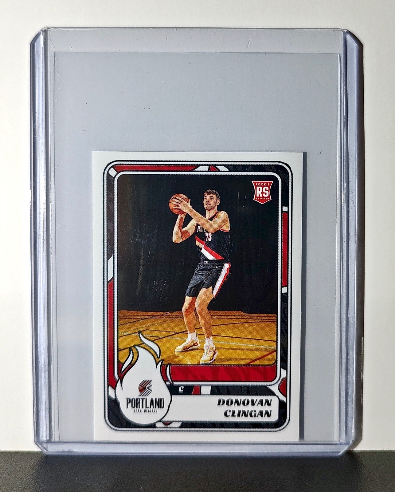 Donovan Clingan Rookie 2024-25 Panini NBA #447 Sticker Portland Trail Blazers
